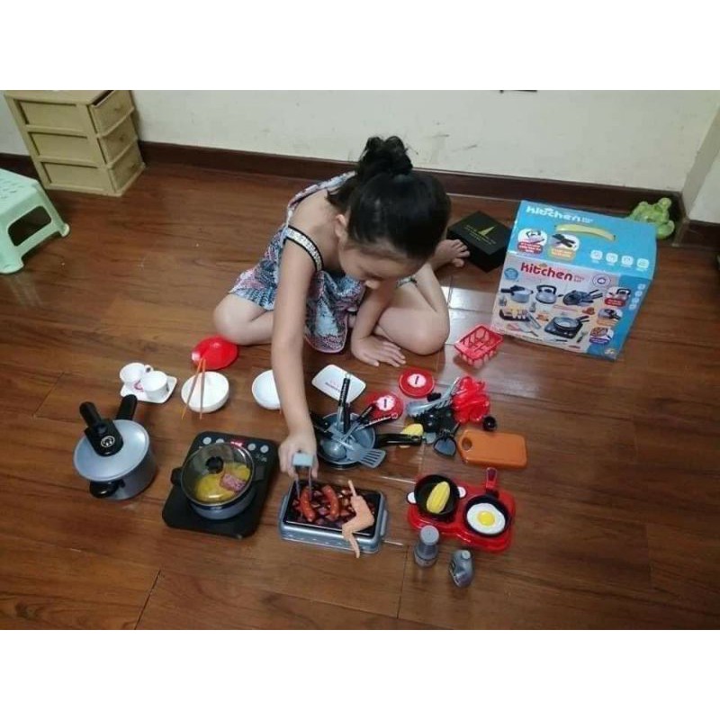 Đồ chơi nấu ăn cho bé 36 chi tiết siêu to