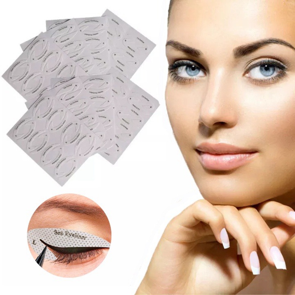 Set 4 Miếng Dán Kẻ Mắt Trang Điểm Tiện Dụng
