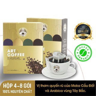 [Cafe Phin Giấy ] Art Coffee –Opera Signature Hạt Rang Xay Nguyên Chất- Cà Phê Phin Giấy ( 4 gói/ 8 gói)