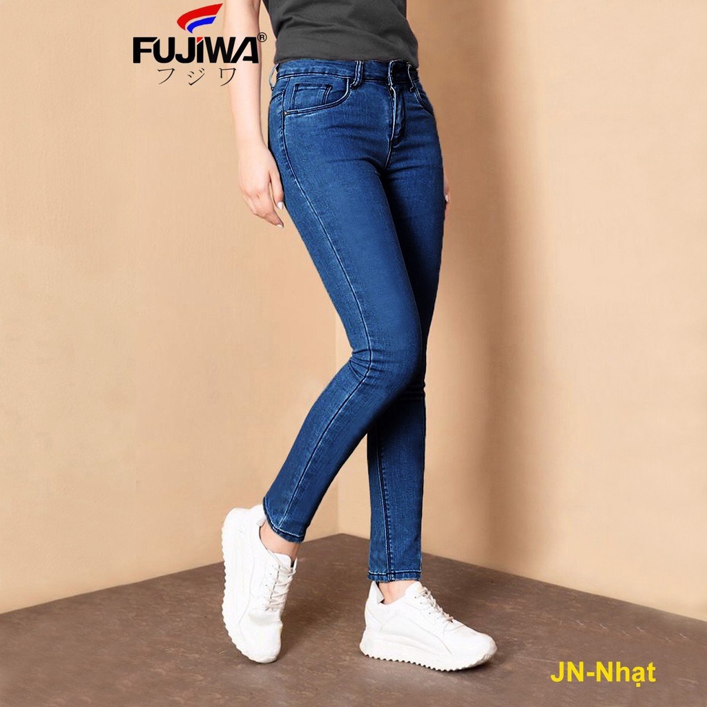 Quần Jean Nữ Cao Cấp FUJIWA - JN. Lưng Cao Ngang Rốn, Ống Đứng Hơi Ôm. Có Size 26, 27, 28, 29, 30, 31, 32 (42kg - 70kg)