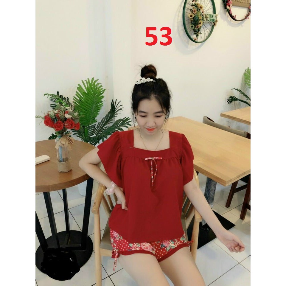 [Mã SMA071008 hoàn 10K xu đơn 0Đ] Bộ lụa đùi dễ thương - 62kg đổ lại | BigBuy360 - bigbuy360.vn