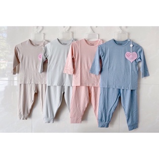 Bộ cài vai dài tay Avaler/ Mommom chất liệu sợi tre - hàng cao cấp thuộc nhãn Avaler