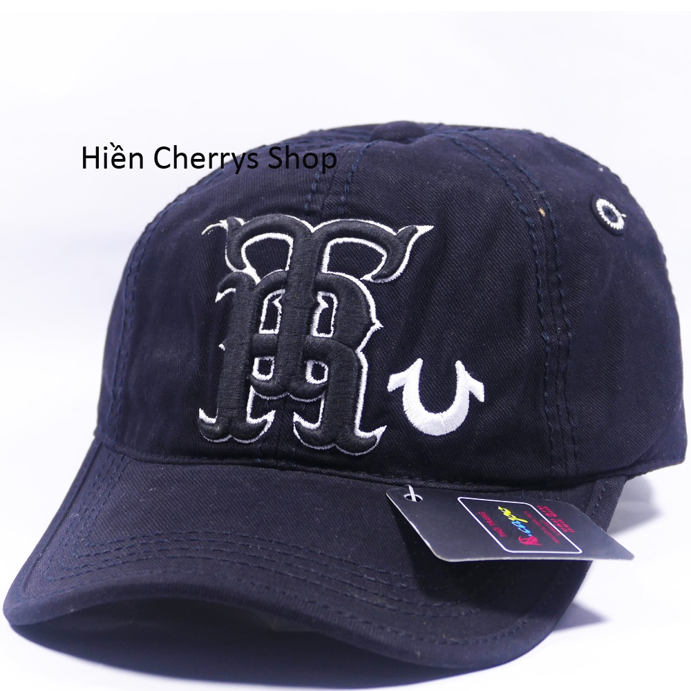 Nón ông địa thật cao cấp, mũ ông địa vải Kaki cao cấp đẹp, sang trọng, kết True Religion làm chắc chắn