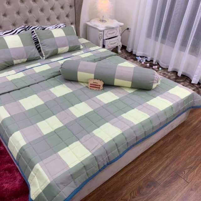 Sale set 5 món chăn ga gối cotton cao cấp m6x2m
