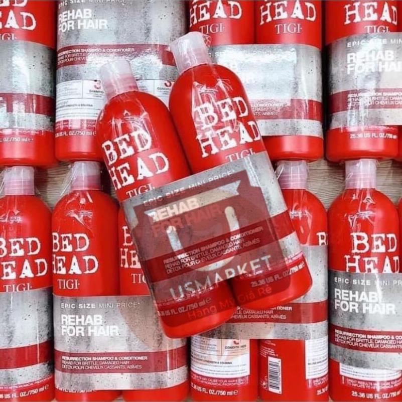 Cặp Dầu Gội - Xả TIGI Bed Head Màu Đỏ