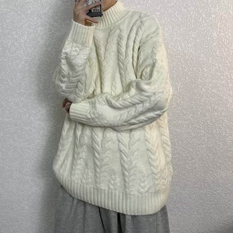 Áo Sweater Dáng Rộng Phong Cách Hàn Quốc Thời Trang Thu Đông Dành Cho Nam M-2xl