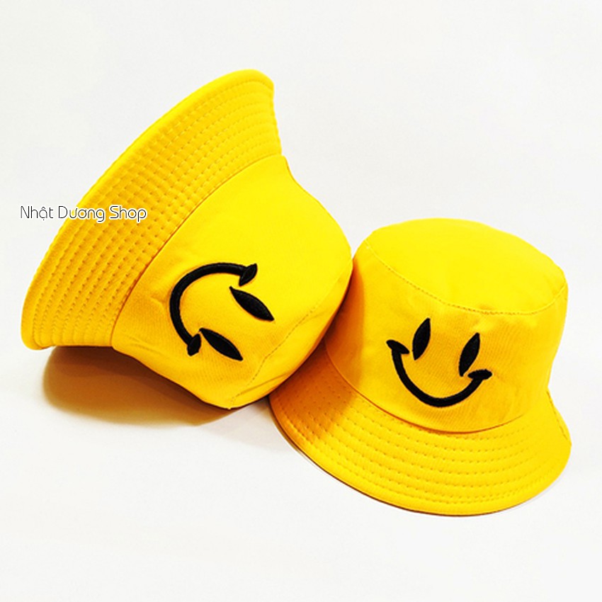 Nón tai bèo mặt cười đội 1 mặt - Chất liệu Cotton thoáng mát tạo nên sự độc đáo và mới mẻ