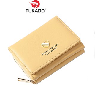 Ví Nữ Mini Cầm Tay PERFECT FOR YOU Nhỏ Gọn Dáng Gập Tiện Dụng Hình Trái Tim Dễ Thương PFY08 - Tukado