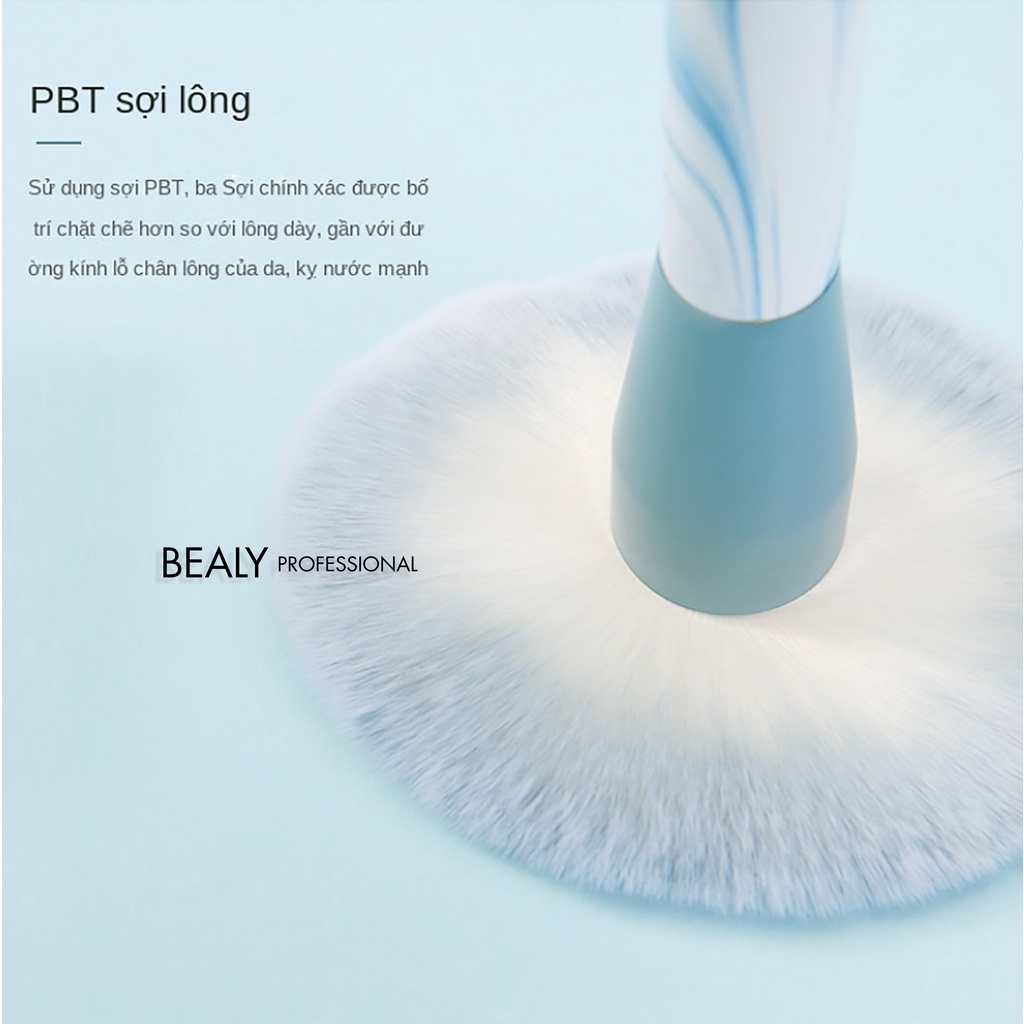 Bộ Cọ Trang Điểm Cán XANH NGỌC BEALY 12C ( Sản Xuất Cho Thị Trường Trung )