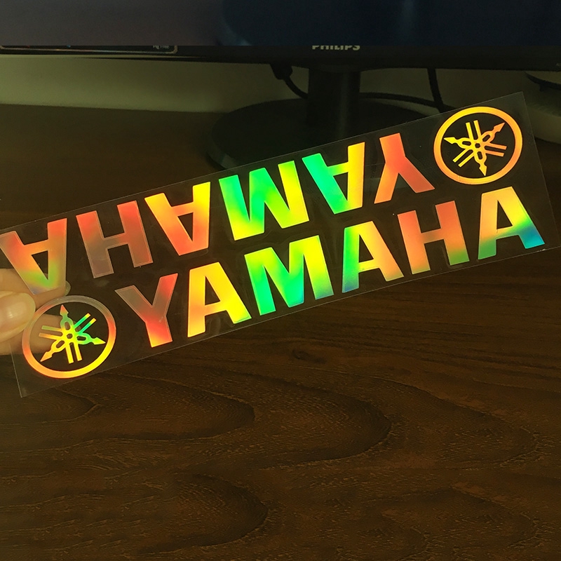 Set 2 Miếng Dán logo Trang Trí Cho Xe yamaha y15 / lc / y15zr / nvx