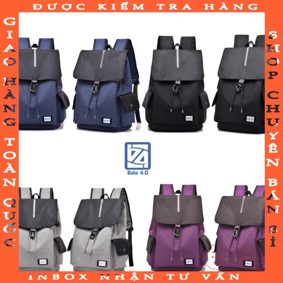 Balo đi học nam nữ cao cấp Siêu Nhẹ, Phản Quang BALO4.0 - cobonshop