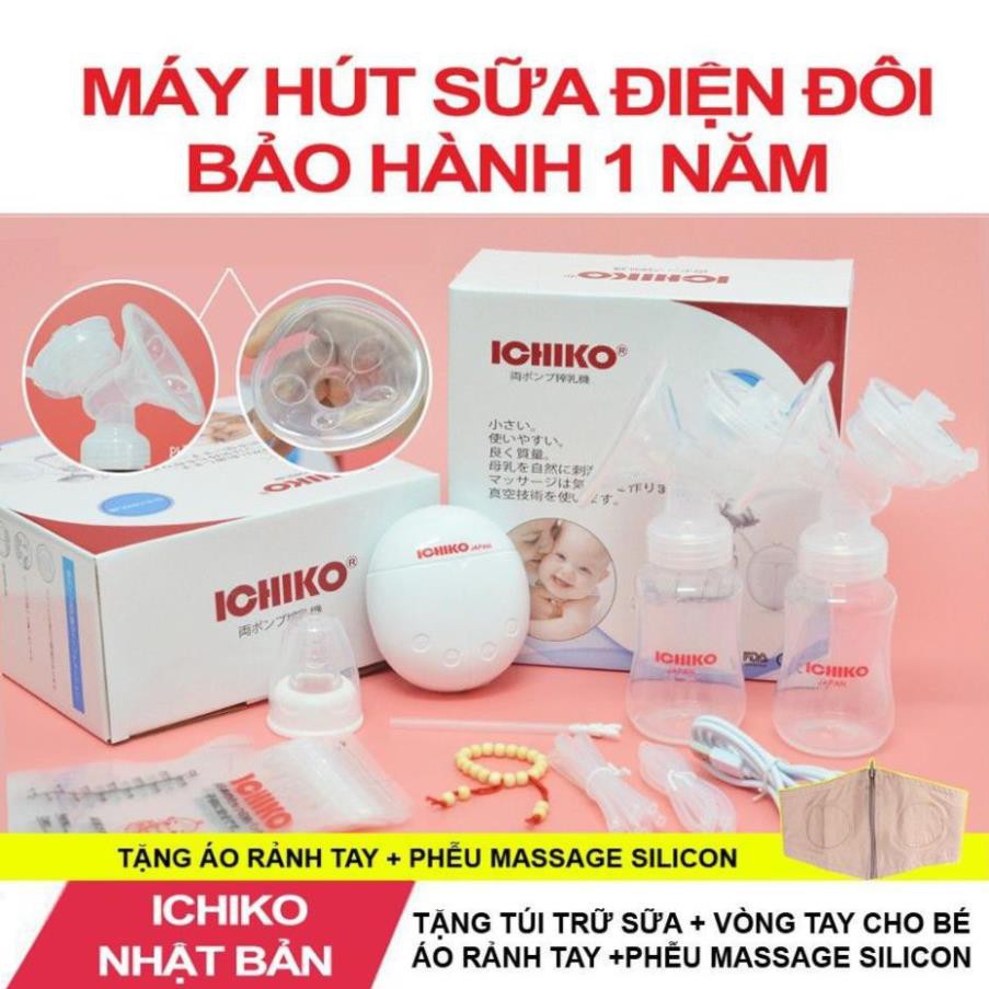 (hh1303)  Van chân không máy hút sữa điện đôi ICHIKO   .1