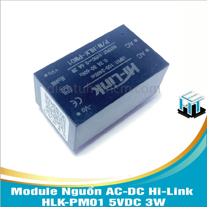 Module Nguồn AC-DC Hi-Link HLK-PM01 5VDC 3W