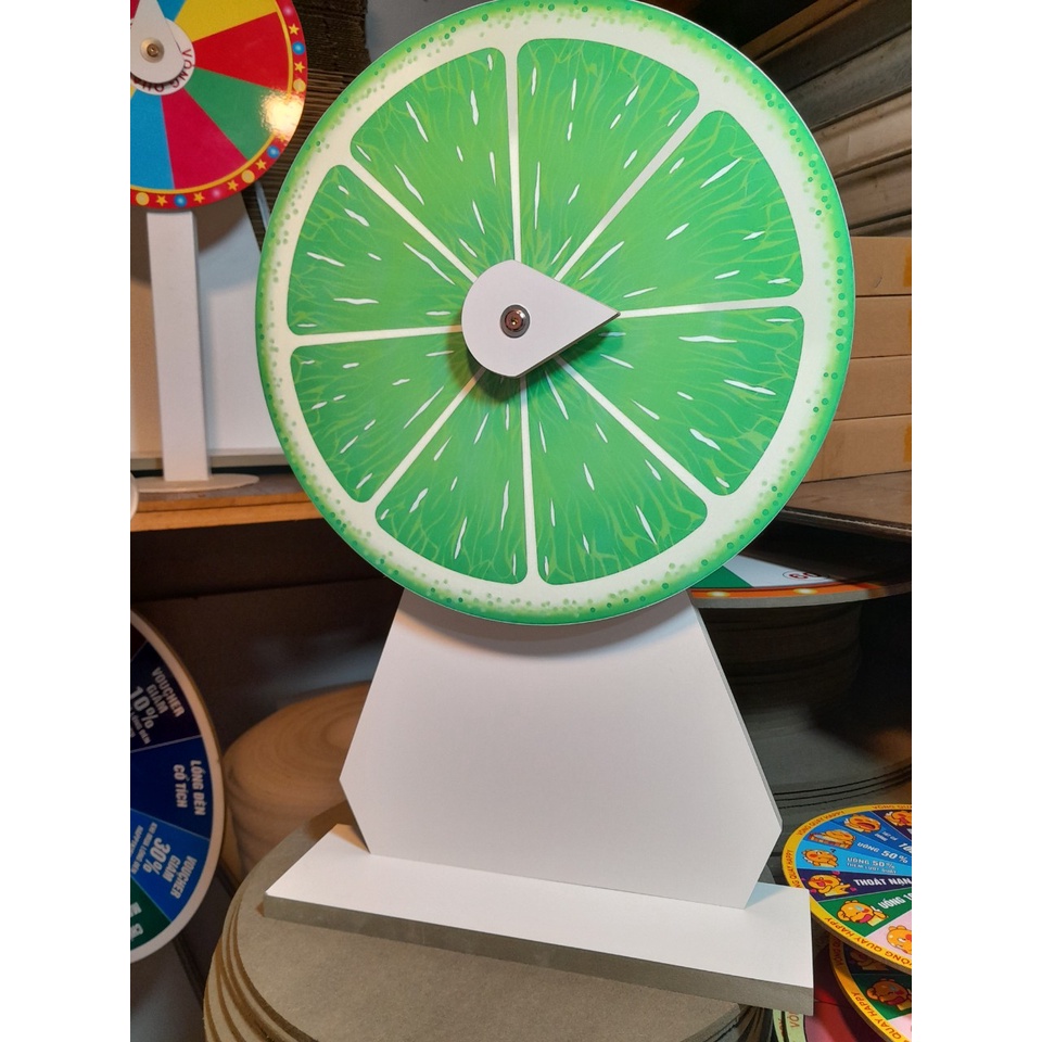 VÒNG QUAY MAY MẮN - QUẢ CHANH -size 40cm cao 60cm