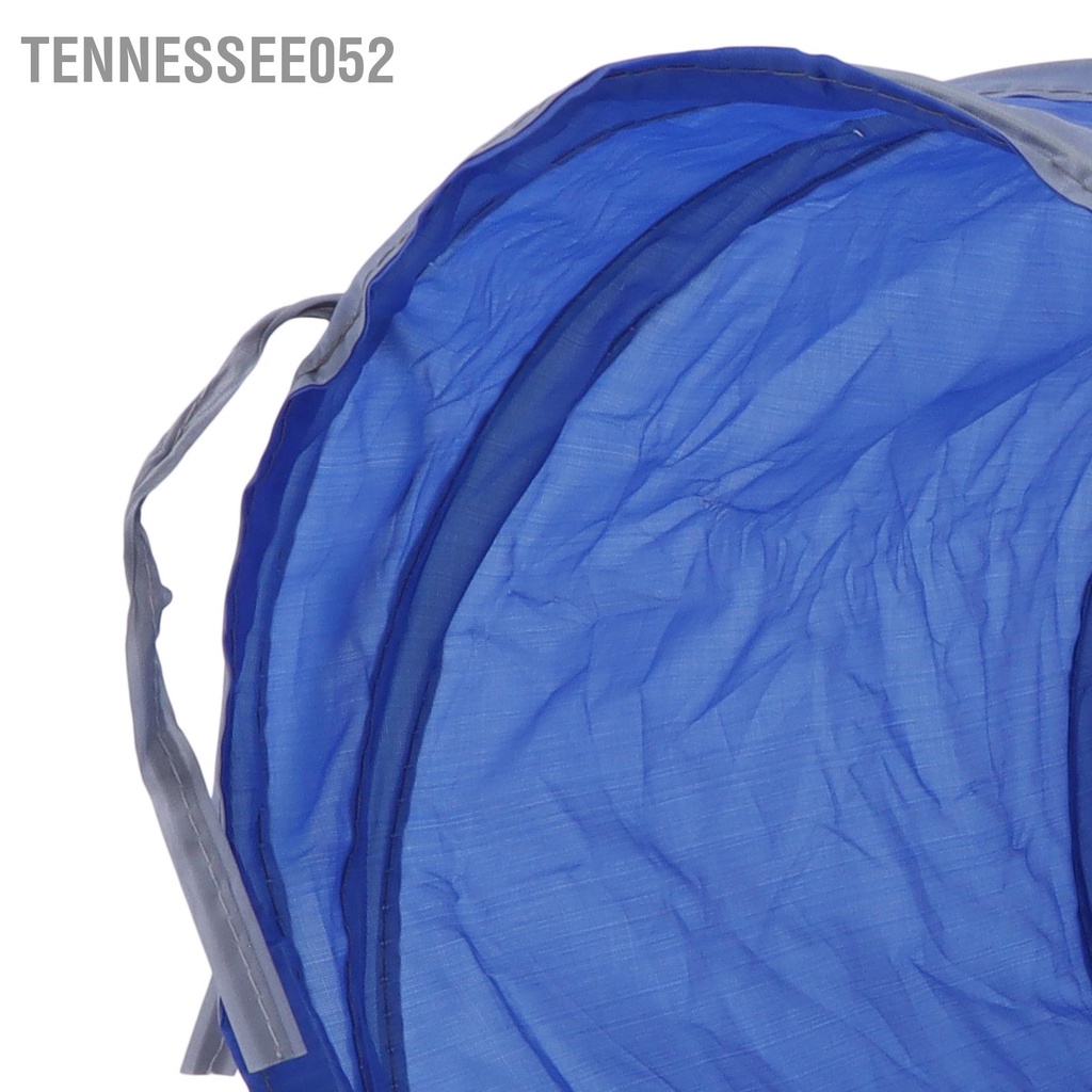 Tennessee052 Đồ chơi đường hầm tương tác Polyester có thể gập lại dành cho mèo với bóng treo Thỏ con chó