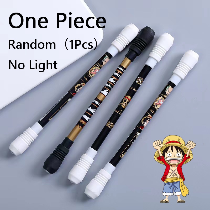Bút Gel Xoay 0.5mm Có Đèn Led Thoải Mái Chống Trượt Vui Nhộn Màu Ngẫu Nhiên