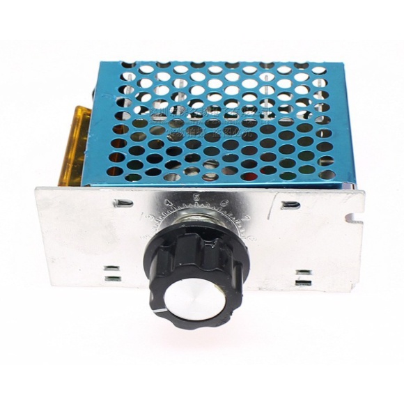 BỘ ĐIỀU CHỈNH ĐIỆN ÁP ĐIỆN TỬ THYRISTOR CÔNG SUẤT CAO 4000W NHẬP KHẨU ĐIỀU CHỈNH TỐC ĐỘ VÀ NHIỆT ĐỘ CÓ VỎ BẢO HIỂM