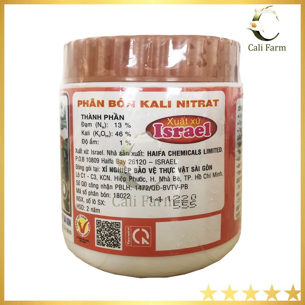 PHÂN BÓN KALI NITRAT SPC-K-13-0-46 CHUYÊN DÙNG RAU MÀU – HOA – CÂY CẢNH (200gram)