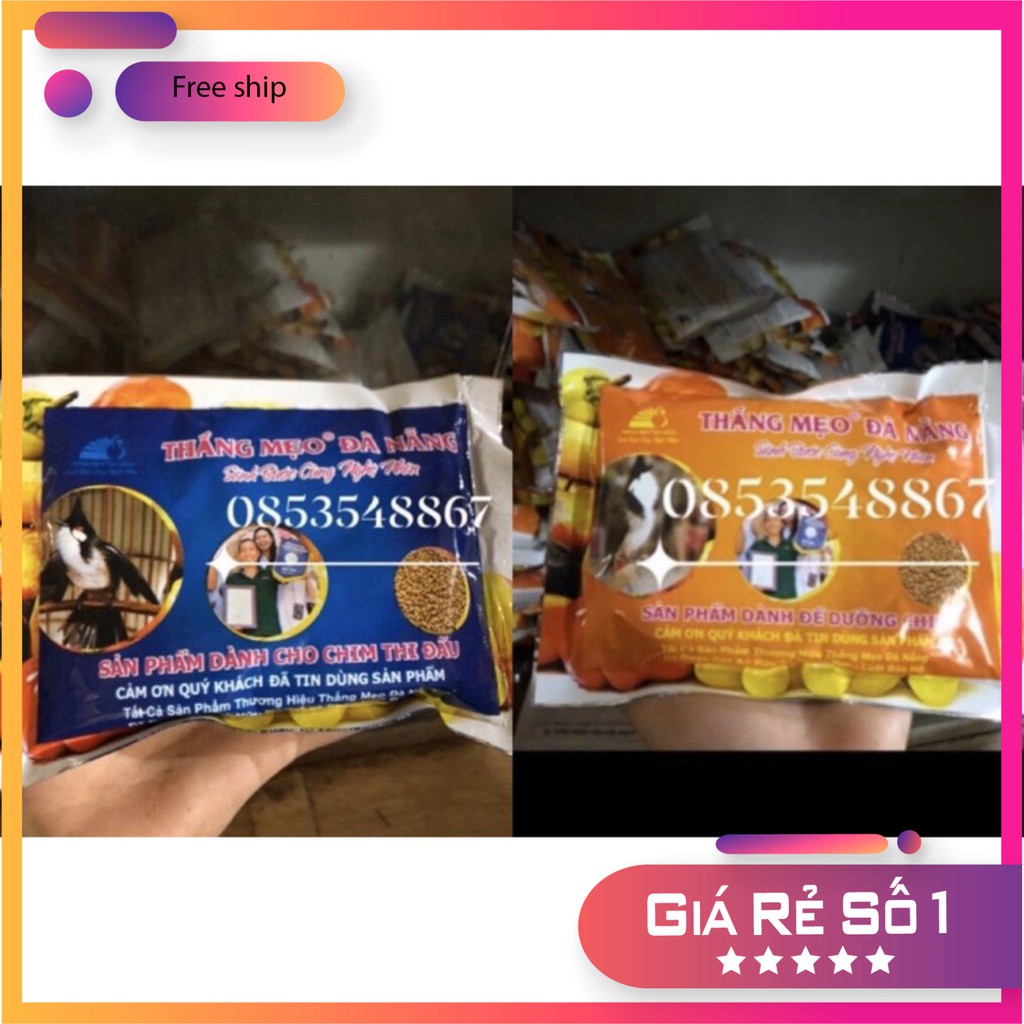Cám Chào Mào Thắng Mẹo Đà Nẵng Dưỡng 200gr -  Cám Căng Lửa Thức Ăn Chim Cao Cấp.