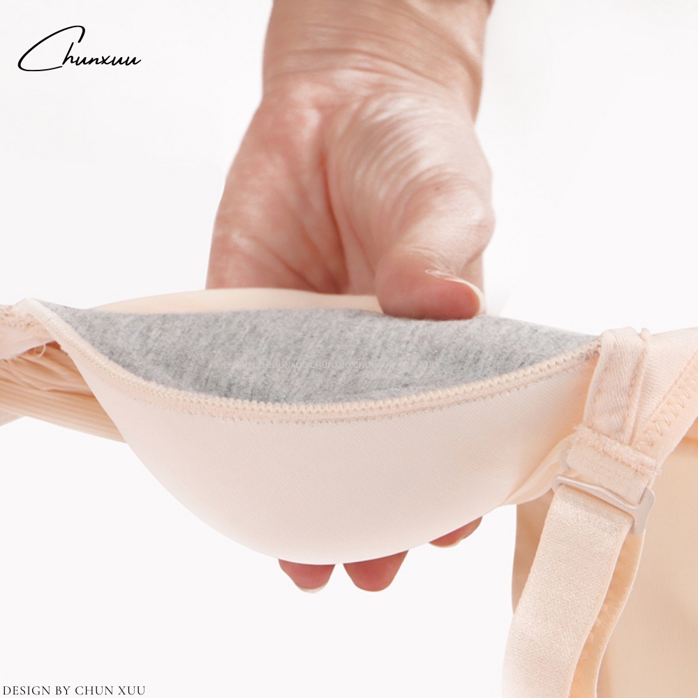 Áo lót nữ kiểu xoắn ngực đệm dày mút mềm dây đai chỉnh nâng đẩy ngực ChunXuu AV49