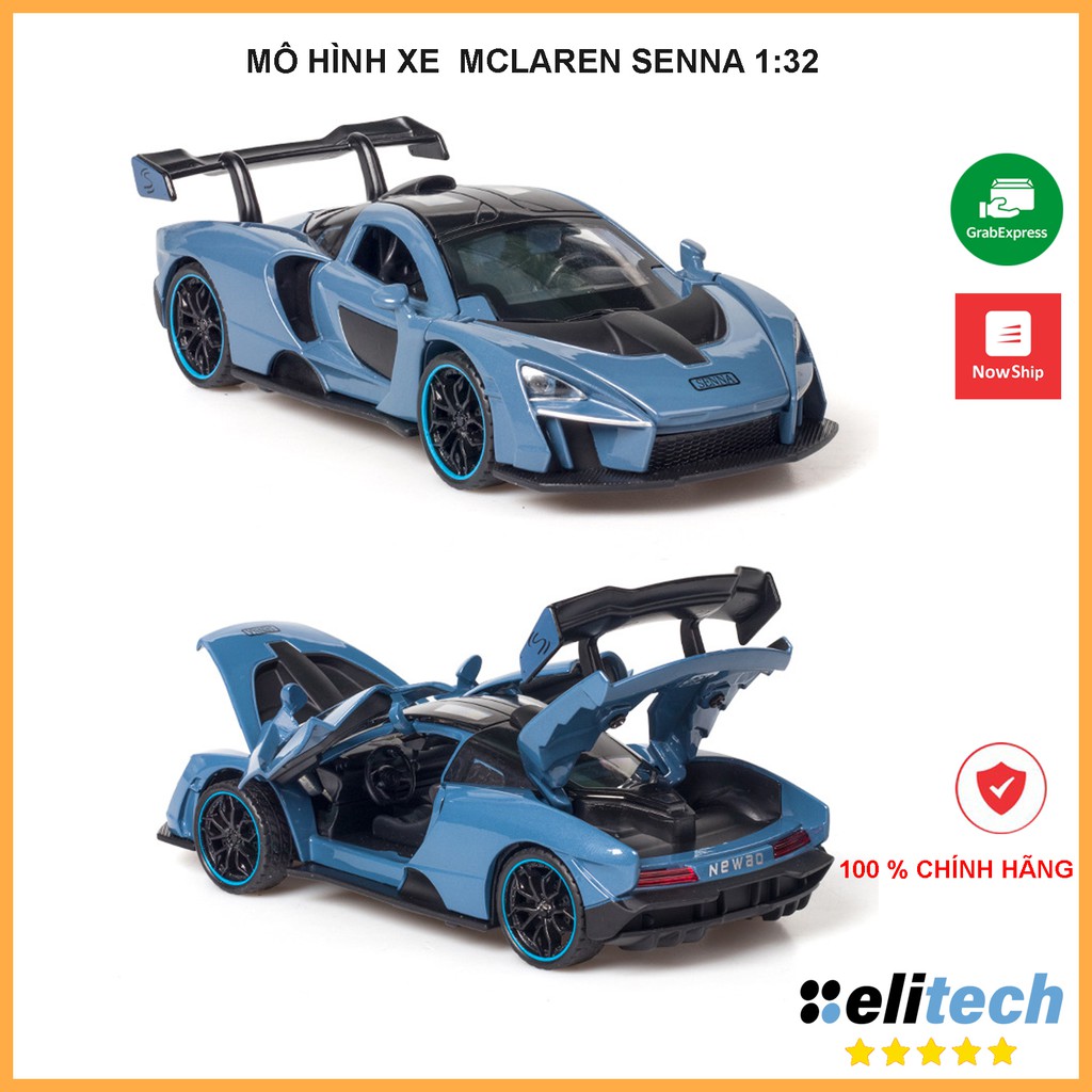 Xe Mô Hình Hợp Kim MCLAREN SENNA tỉ lệ 1:32, có đèn và âm thanh