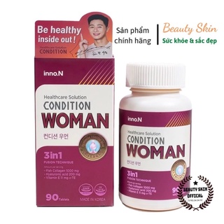 Condition Woman Collagen Viên Uống Đep Da Chống Lão Hóa 3in1 90 Viên