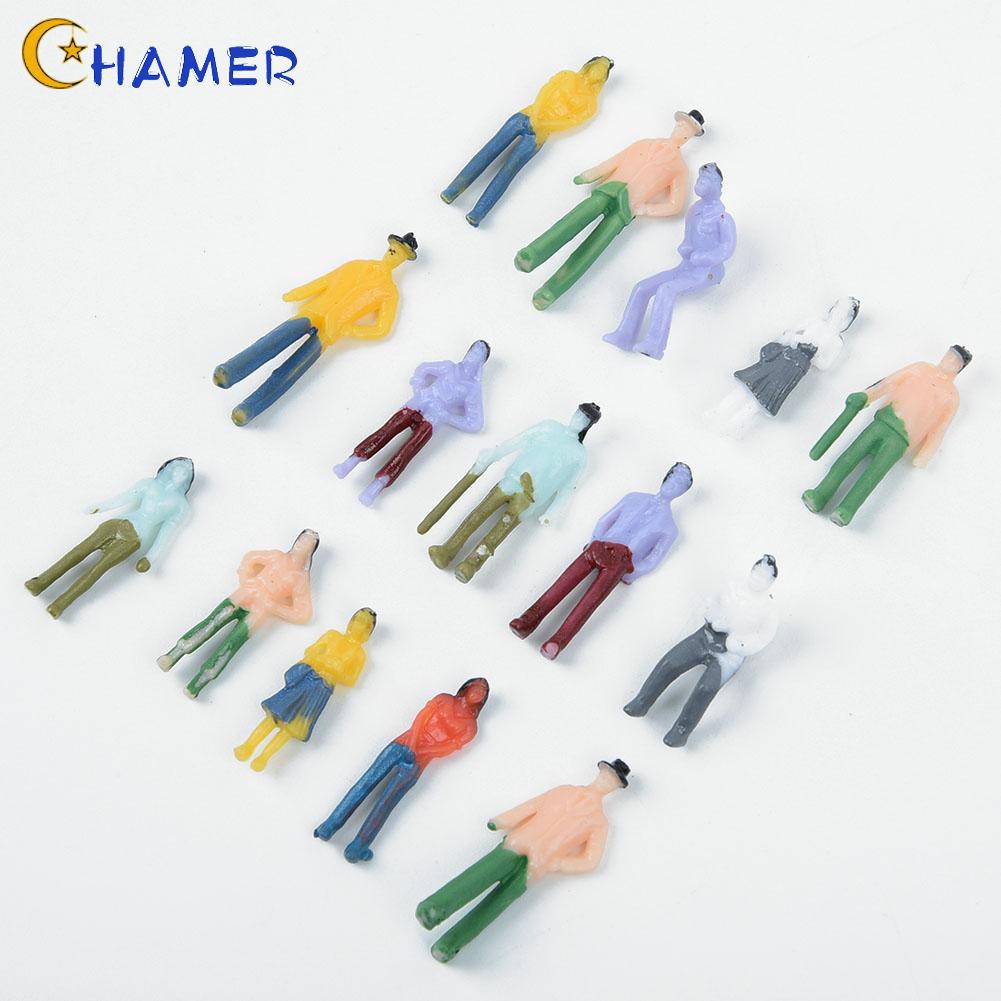 Set 25 / 100 Mô Hình Người Mini Trang Trí Tiểu Cảnh