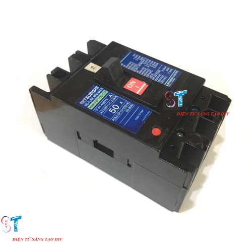 Aptomat 3 Pha, CB 3 Pha Mitsubishi Nội Địa Nhật 50A NF100-CP