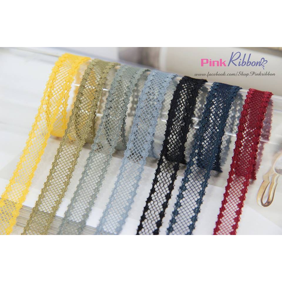 Ren mỏng màu 1.3cm - cuộn 5m
