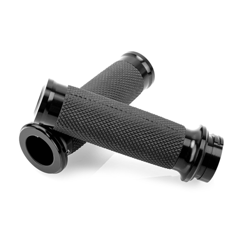 1 Cặp Bọc Tay Lái Xe Máy Bằng Cao Su Màu Đen 1 25mm