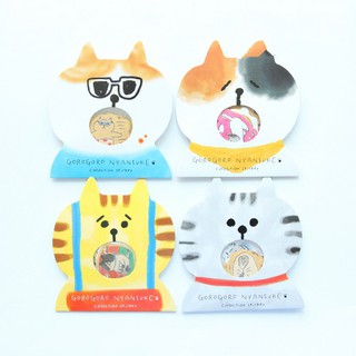 Set sticker mèo Gorogoro Nyansuke