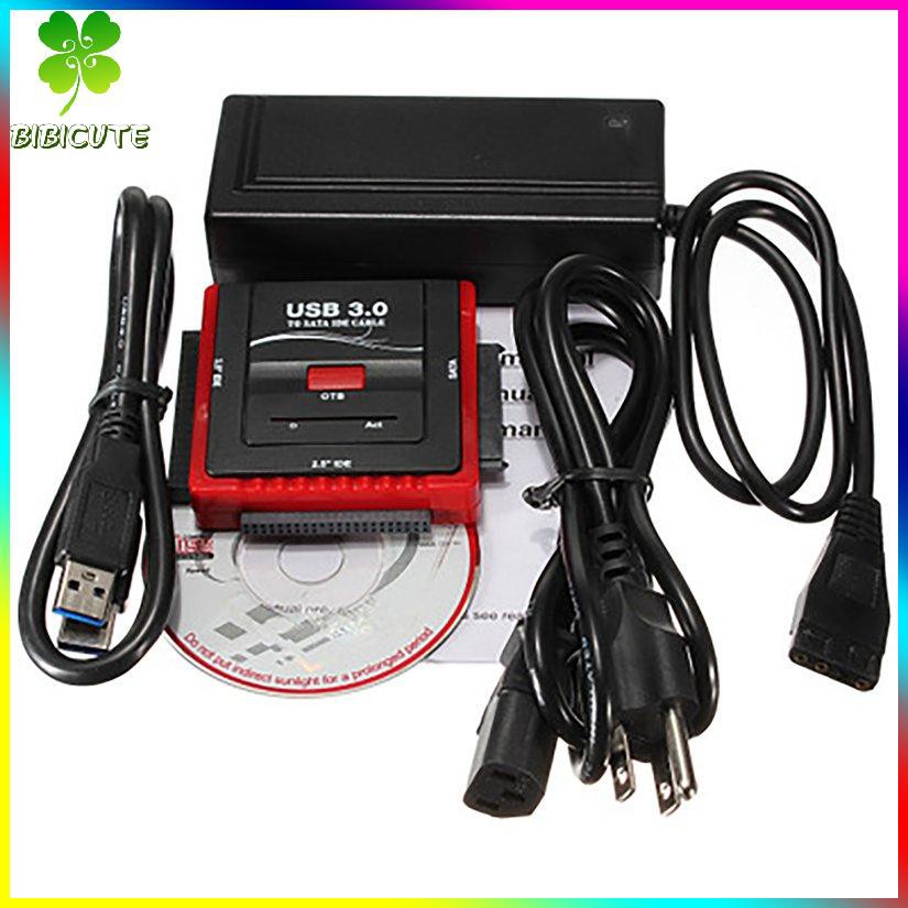 Dây Cáp Chuyển Đổi Usb 3.0 Sang Sata / Ide Cho Ổ Cứng 2.5 / 3.5 Hdd / Ssd | BigBuy360 - bigbuy360.vn