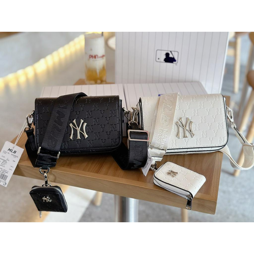Túi MLB dáng vuông dây đeo bản to size 20 lắp nam châm siêu hót -Full hộp