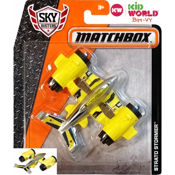 Máy bay mô hình Matchbox Sky Busters Series Strato Stormer DKG99.