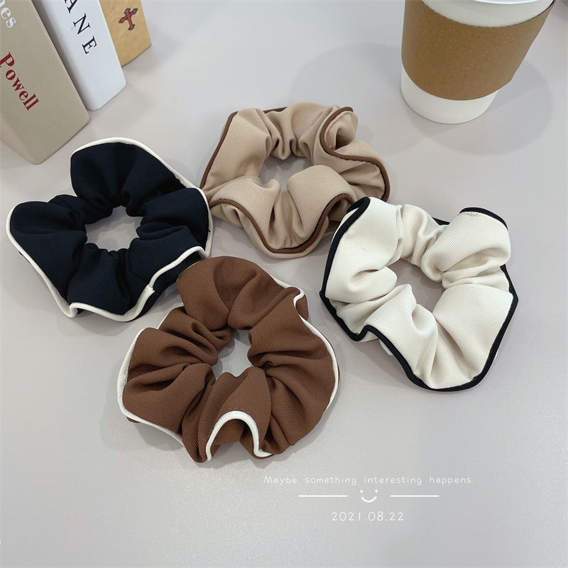 Dây Buộc Tóc Trà Sữa Màu Đơn Giản Cho Nữ