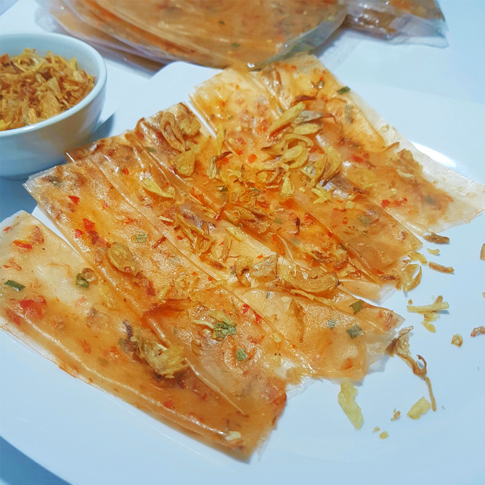 Bánh tráng dẻo tôm cuốn hành phi mềm dẻo - btcouple_TN | BigBuy360 - bigbuy360.vn