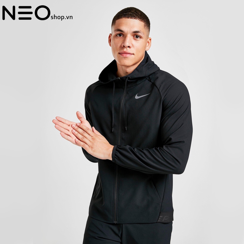 ÁO KHOÁC NIKE FLEX FULL ZIP TRAINING JACKET - ĐEN