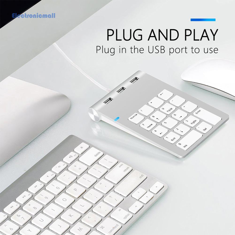 Bàn phím Bluetooth số 18 phím cho máy tính cổng USB 2.0