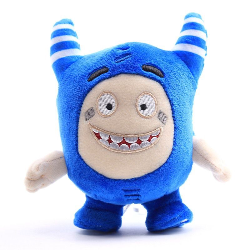 Đồ chơi búp bê nhồi bông hình nhân vật Oddbods Cuddly Pogo Zee Jeff Fuse Slick mềm mại mới 18cm đáng yêu dành cho bé