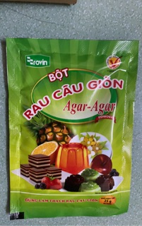 thạch giòn agar 25g bột sương sáo 50g
