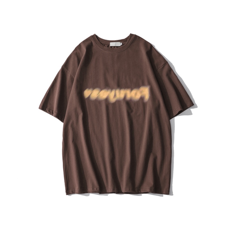 SUXI Áo Thun Ngắn Tay Cổ Tròn Dáng Rộng In Họa Tiết Đơn Giản Cá Tính Cho Nữ Mùa Hè