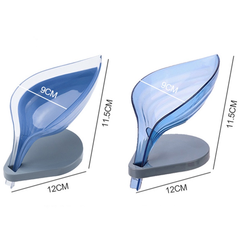 Giá Đỡ Xà Phòng Hình Chiếc Lá Có Giác Hút Chống Trượt Tiện Dụng