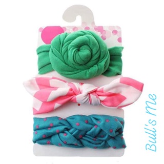 SET 3 TURBAN BÉ GÁI