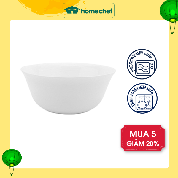 Bát (chén) thủy tinh cường lực Carine Luminarc 12cm, dùng lò vi sóng, máy rửa bát - H4122