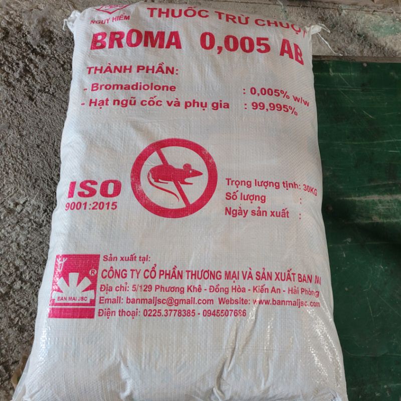 Thuốc diệt chuột BROMA 0.005AB chết chuột mạnh ( sỉ giá tốt)