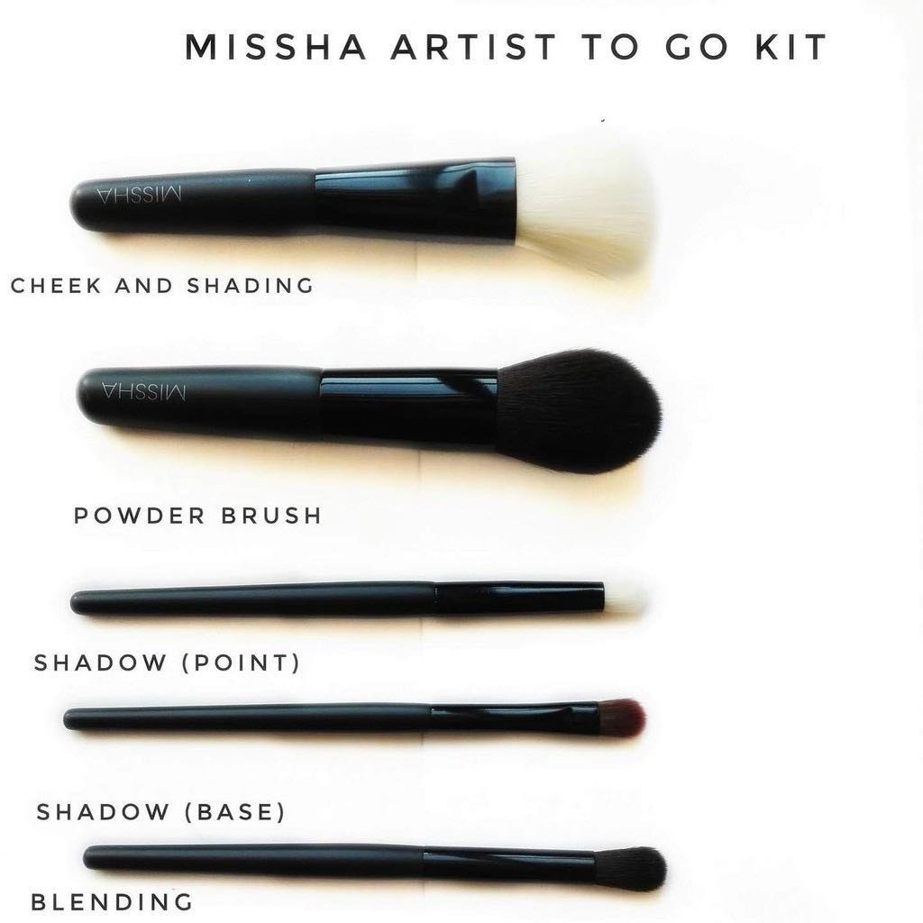 Bộ cọ trang điểm Missha Artistool To-go Kit 5 cây