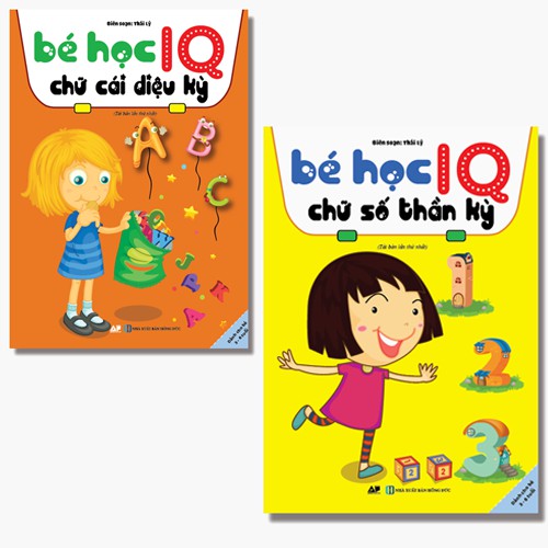 Sách - Combo 2 Cuốn Bé Học IQ Chữ Số Thần Kỳ Và Chữ Cái Kỳ Diệu | BigBuy360 - bigbuy360.vn