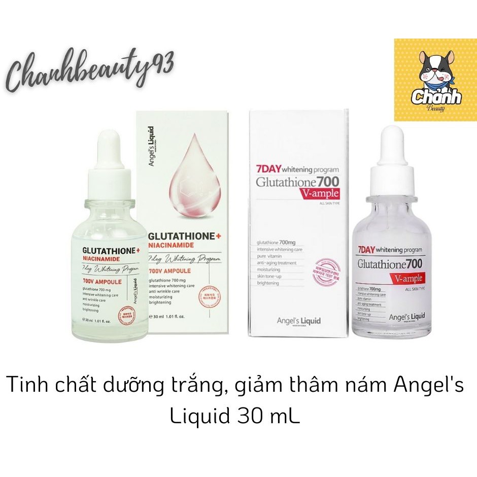 Tinh chất dưỡng trắng, giảm thâm nám Angel's Liquid 30 mL