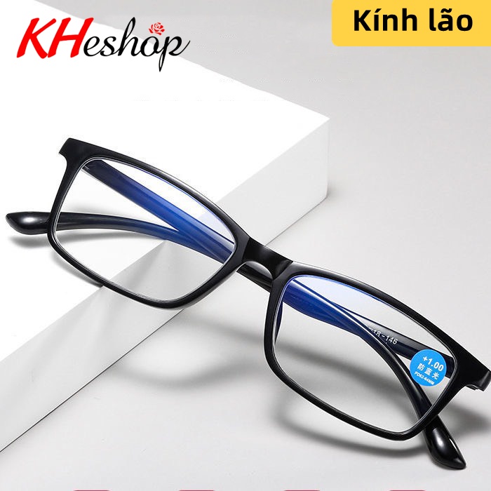 Kính Đọc Sách gọng siêu mỏng thời trang HD TR90, ánh sáng xanh đủ độ viễn mã Y3019
