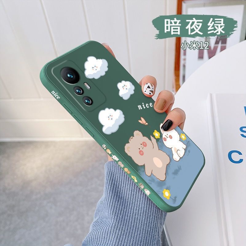 Ốp điện thoại QIANZI silicon mềm kiểu gấu thỏ cho Xiaomi Redmi Note11 Note11 Pro Redmi 10 Xiaomi 11 11 Lite Xiaomi 112